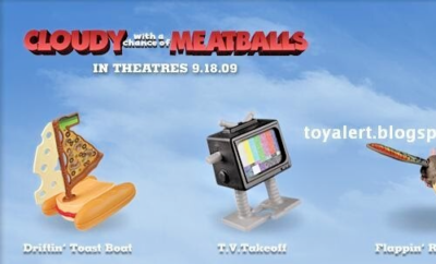 NEW 2009 Burger King Cloudy With A Chance Of Meatballs DRIFTIN