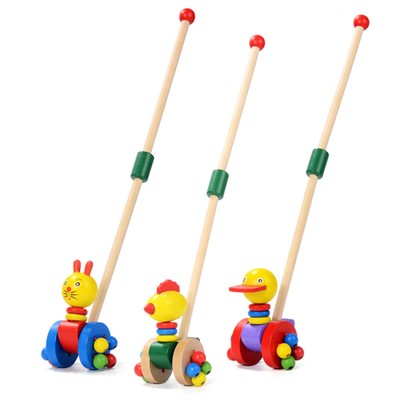 6 Pcs Spielzeug Push Entlang Walking Spielzeug Trolley