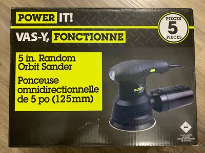 #ad #ad Power It 5 Inch Corded Orbital Sander Electric 2.4A 5000 12000 RPM NEW C $48.93