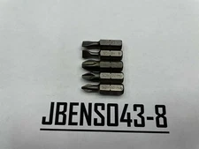 Snap-on Tools USA NEW 5 Piece 1/4" Hex Drive Phillips & Flat Head Bit Lot Set