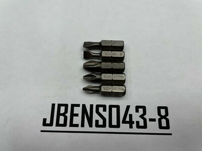 #ad Snap on Tools USA NEW 5 Piece 1 4quot; Hex Drive Phillips amp; Flat Head Bit Lot Set $34.95