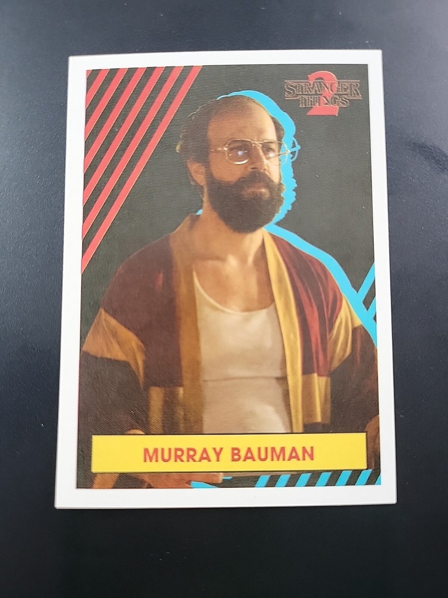 Topps Netflix Stranger Things Murray Bauman sticker Season 2 card