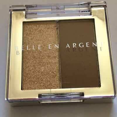 Belle En Argent Eye Shadow Duo Cine & Take Two 2.6G Browns Gold Glitter Makeup