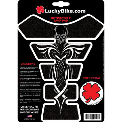 SCRATCH❗️ Skully Segmented Gas Tank Pad Plain Universal Ninja ZX Sticker