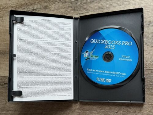 Quickbooks Pro 2015 Video Training (2011, PC/MAC DVD-ROM, Simon Sez IT) Tutorial - Picture 3 of 3