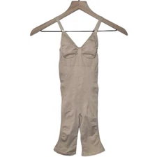 SKIMS Women’s Seamless Sculpt Mid Thigh Bodysuit in Clay Size Small