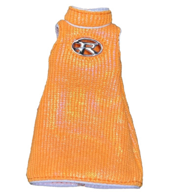 Rainbow High Michelle St Charles Doll Outfit Orange Iridescent Knit Mini Dress