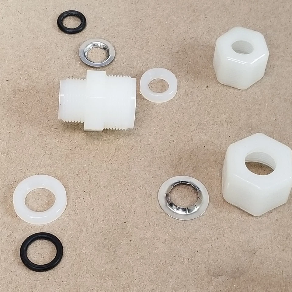 Parker Hannifin N8UC6 Lot Of 22 Nylon 3/8" X 1/2" Fast & Tite Union Connectors - Image 3 of 4