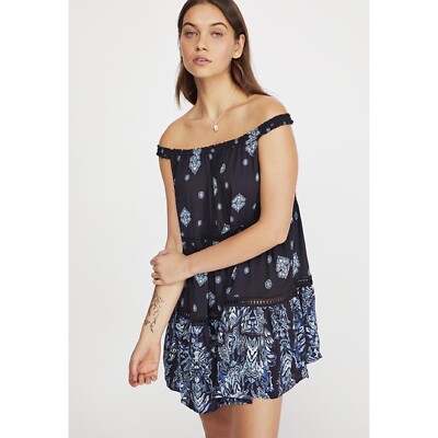 Shoulder Slip Mini Dress 