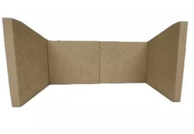 Dunsley Highlander 8 Multi Brennstoff Ofen Ersatz Schamottstein Set (4)