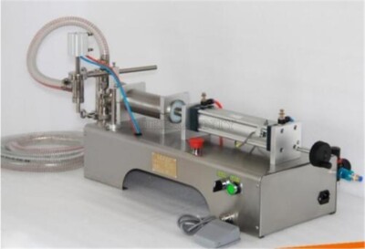 Single Piston Filler Liquid Filling Machine 1000Ml 1 Bottle Capper cs