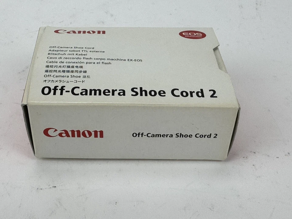 Canon Off Camera Shoe Cord 2 - Canon Speedlite TTL Flash Extension Cord - Image 3 of 4