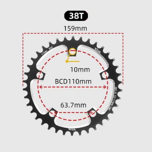 Plateau Shimano Biopace - 42T - 130 BCD - 5 boulons