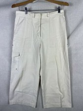 Lauren Ralph Lauren Pants Womens 8 Cr me Wide Leg