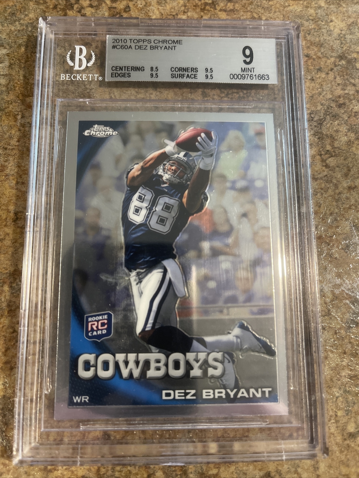Dez Bryant Press Pass PE #9 Blue