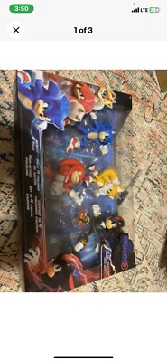 2024 JAKKS Pacific Sonic the Hedgehog 3 Movie Action Figures 4-Pack (Lights Up!)