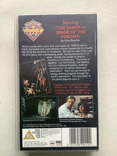 Doctor Who: Image of the Fendahl (VHS, 1993) Tom Baker - Picture 9 of 9
