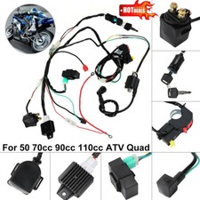 CDI Wire Harness Wiring Loom Coil Rectifier Kit 50cc-110cc ATV Quad Pit Bike
