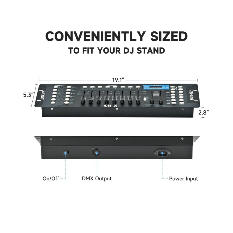 LIXADA DMX512 コンソール 192チャンネル JM-C08 調光 LIXADA DMX512 コンソール 192チャンネル JM-C08 - メルカリ