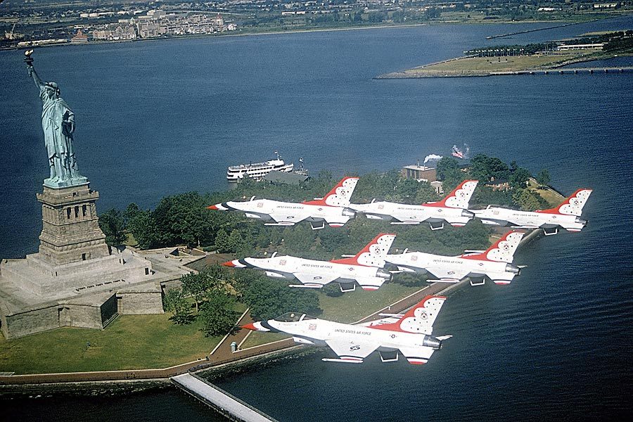 air force statue of liberty