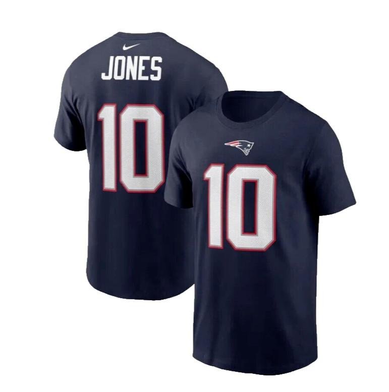 Молодежная футболка Nike Mac Jones New England Patriots, темно-синий, XL(18/20)