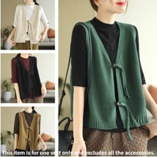 Cardigan Da Donna Gilet Etno In Maglia Cappotto Giacca Outwear