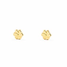 Orecchini per bambini fiore - oro giallo 18K (750) (T2098P)