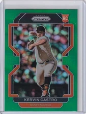 2022 PRIZMS GREEN RC KERVIN CASTRO SAN FRANCISCO GIANTS PRIZM PARALLELS GE-3164