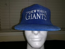 NEW VINTAGE NEW YORK GIANTS CORDUROY HAT/CAP WITH TAGS