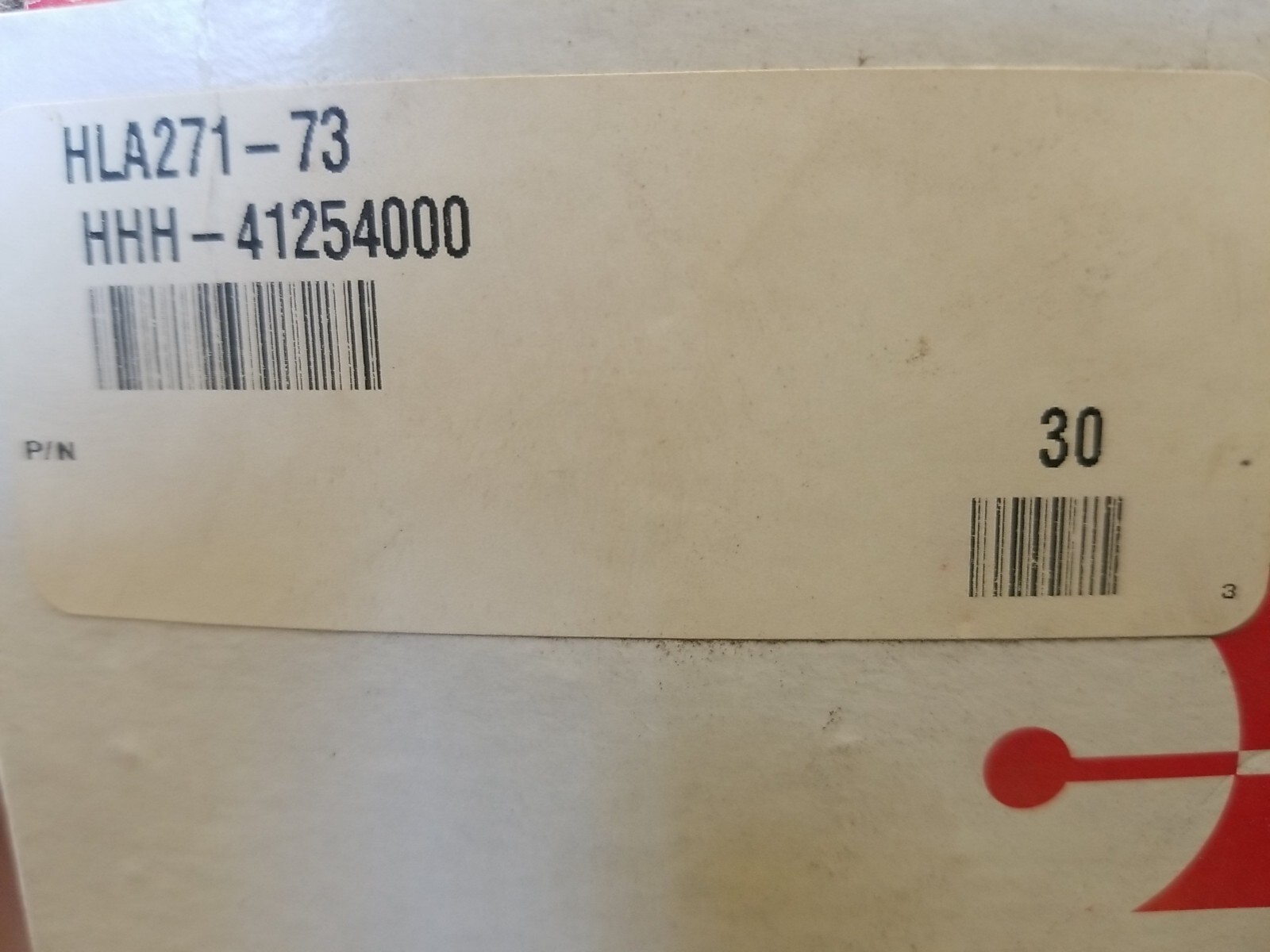 NOS Carling Technologies HLA271-73 Switch Toggle 2PST ON-OFF