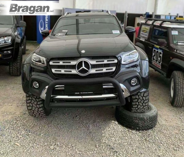 Bull Stange Abarth Vorne Passend FüR Mercedes-Benz X-Class 2017 + Eu Ec GeprüFt-image
