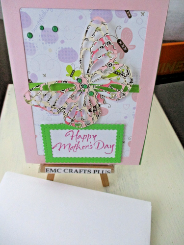 HAPPY MOTHER'S DAY HANDMADE GREETING~A2 CARD emc#901