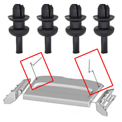 x4 Heck Hutablage Clips Für Opel Corsa F 19-21 7903077159 Hutablagenband Halter