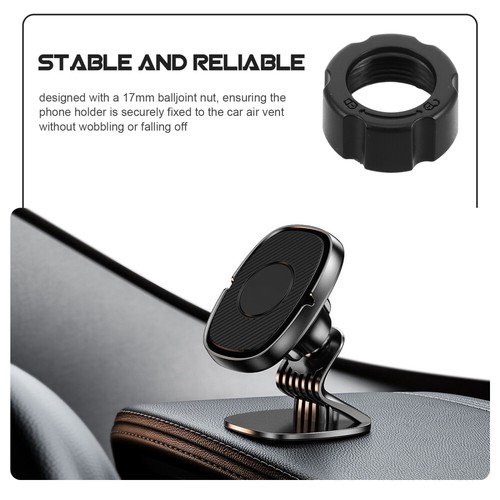 10 Pcs Mobile Phone Holder Nut Ball-joint Fixed Adapter Tightening Rings - 第 2/12 張圖片