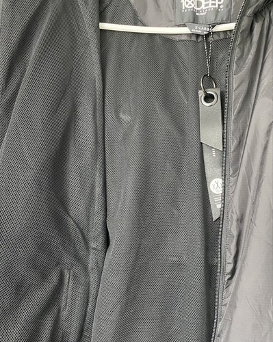 10 Deep Triple Zip Shell Jacket Black Size XL - Picture 4 of 9