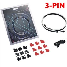 Digital-ARGB 5V 3PIN LED Strip M5 550mm Smooth Lighting Strip Full-Color Range