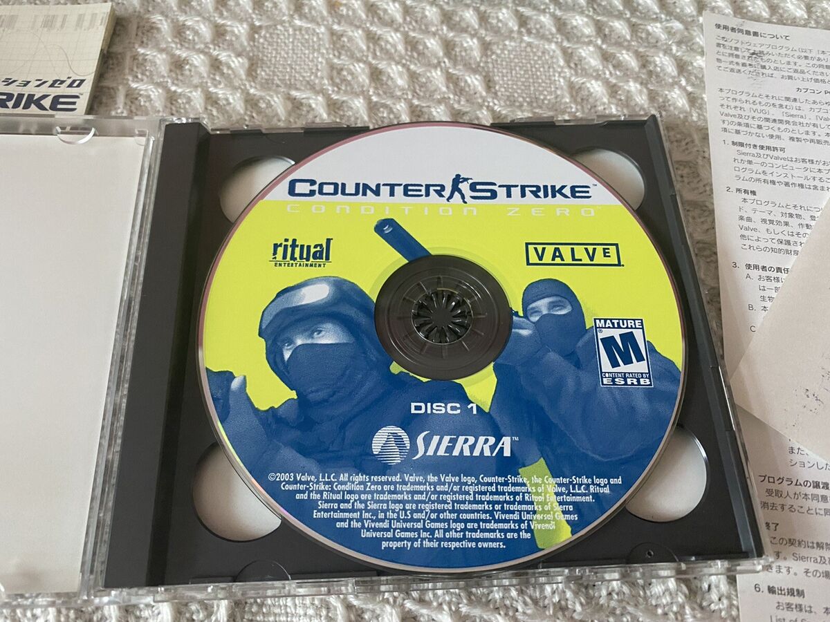 I found a box for Counter Strike Condition Zero in my local used game store  in Kyoto. Published by Capcom!? : r/counterstrike