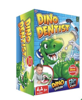 BRANDNEU HTI Dino Zahnarzt Spiel - Dino Edition 