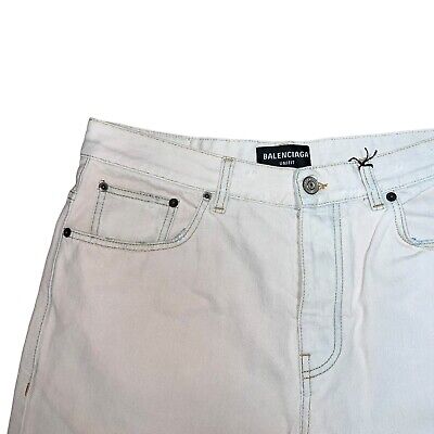 Balenciaga 22SS Baggy Skater Denim Jeans white | eBay Balenciaga 22SS Baggy Skater Denim Jeans white | eBay