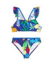 POLO RALPH LAUREN Girls Tropical Print Two Piece Swimsuit Set Size 2T 2 Toddler