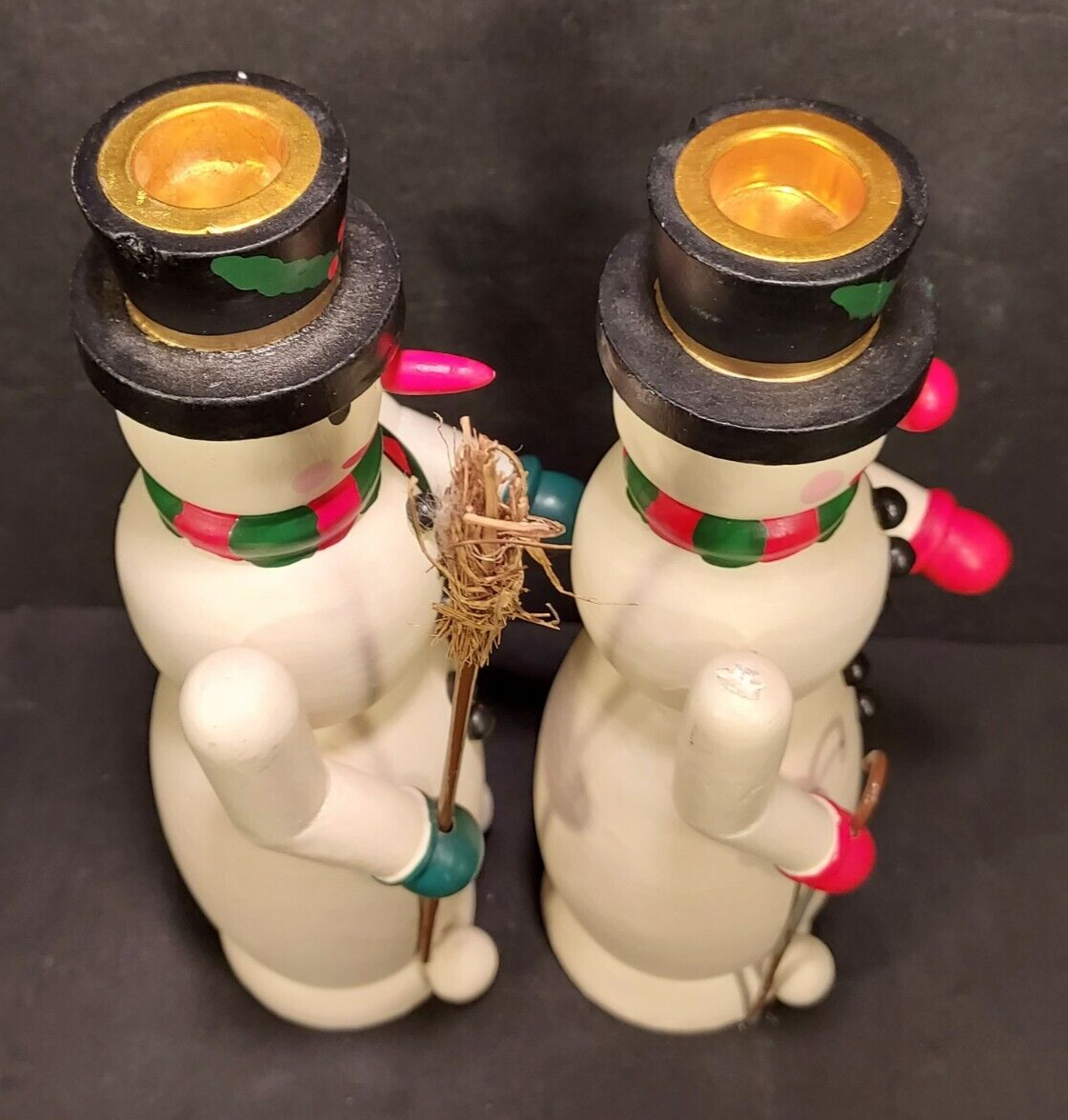 Snow Man - せい Vintage 1996 J Case Signed Wood Snowman | eBay