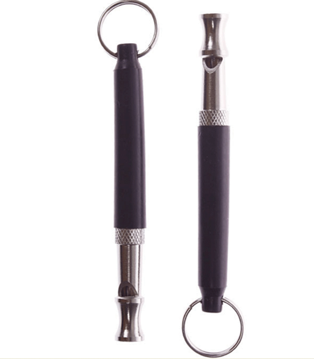 2pc Dog Training WHISTLE UltraSonic Obedience Stop Barking Pet Sound Pitch Black - Picture 10 of 12