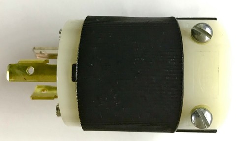 NEU Hubbell 231A Twist-Lock 20A 125V, Stecker, Made in USA, KOSTENLOSER Versand USA - Bild 3 von 6