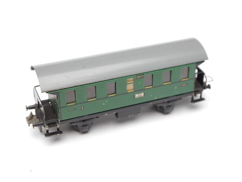 DB Personenwagen 20 114 Kl. 3, Blechspielzeug Tin Toy, Trix Express in 1:87 H0