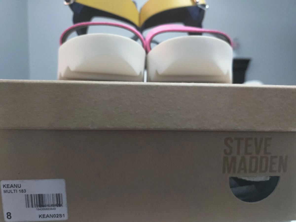Steve Madden sandals 8 Keanu in box new narrow eBay