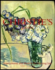 Christie's London Impressionist & Modern Art Sale 2003 Van Gogh Picasso Magritte