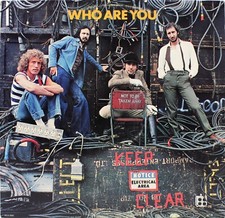 THE WHO Who Are You USED 1978 LP Keith Moon Final Vinyl Record MCA-3050