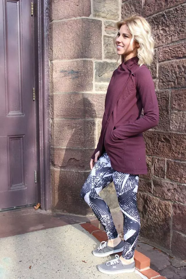 nyheder glans voldgrav Lululemon It's A Wrap Jacket Size 6 French Terry Heather Bordeaux | eBay