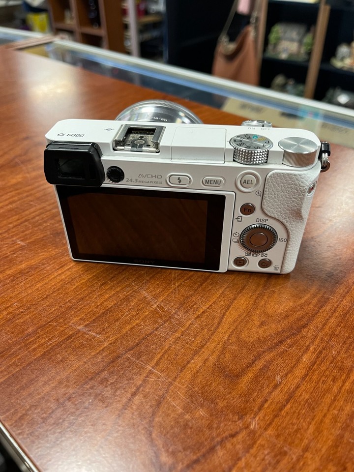 Sony A6000 24.3 MP Mirrorless Digital SLR Camera White 8944641075084