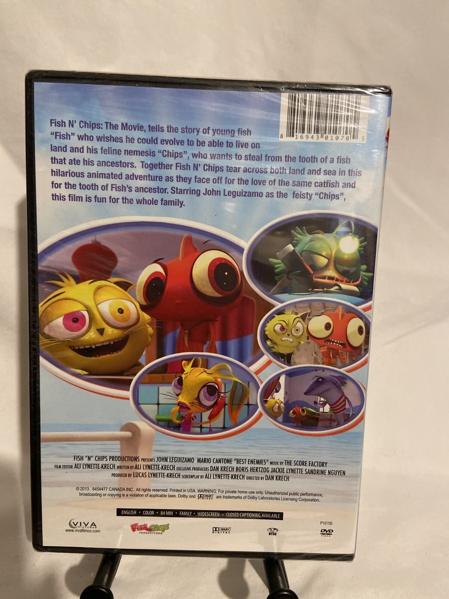 Caspion the Fish [DVD](中古品) Fish N Chips, The Movie, John Leguizamo (DVD), WS Mario Cantone